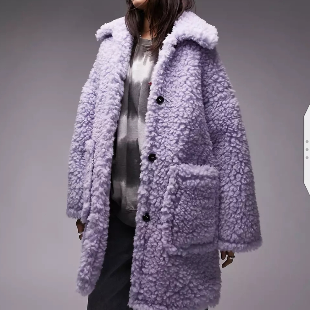TOPSHOP Chunky Borg Coat